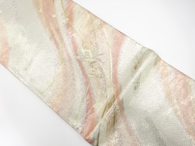 JAPANESE FUKURO OBI / SAGANISHIKI / WOVEN ROSE